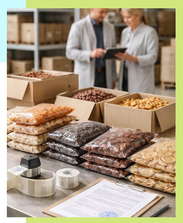 Сертификация сухофруктов в Большой Камне от 12169 р. | Алешин-Бль под ключ