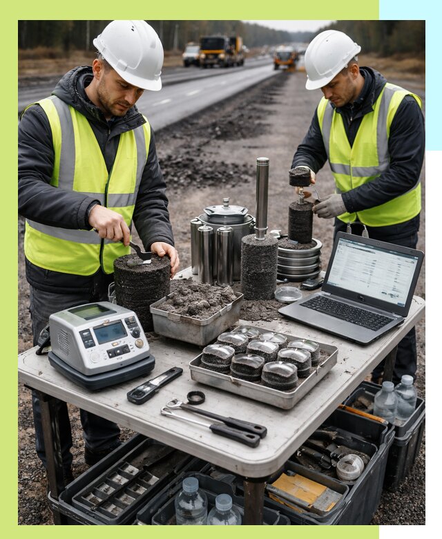 Сертификация асфальта: испытания и подтверждение в Большой Камне