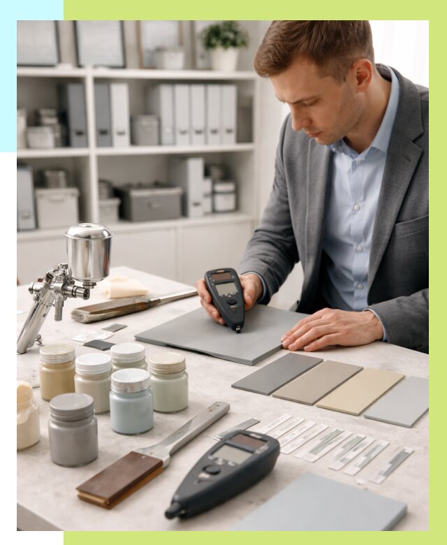 Сертификация краски в Большой Камне от 25353 р. | Алешин-Бль центр