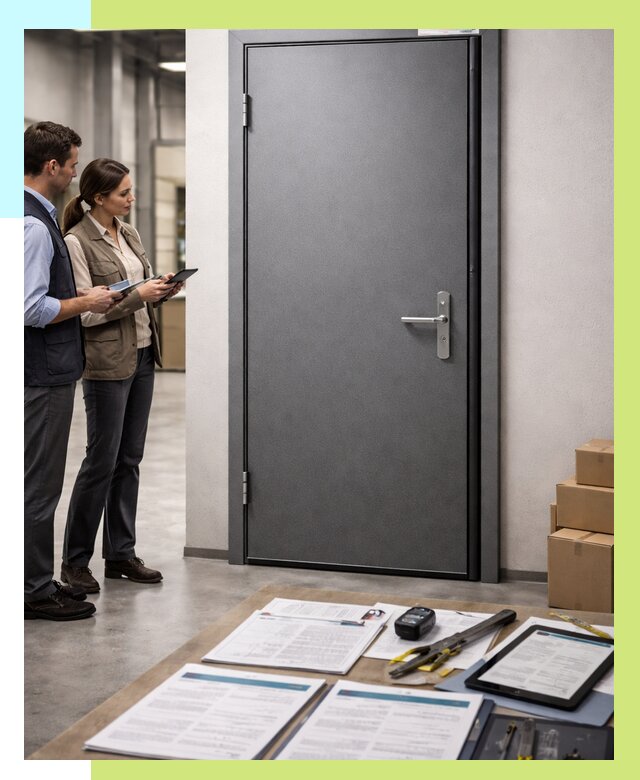 Сертификация противопожарных дверей в Большой Камне от 9127 р. | Алешин-Бль