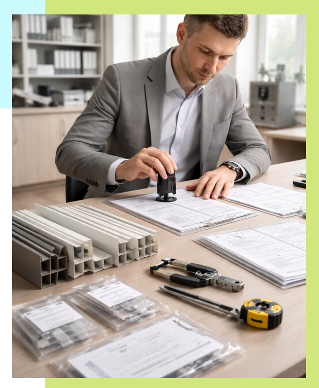 Сертификация ПВХ продукции в Большой Камне от 8620 р., Алешин-Бль