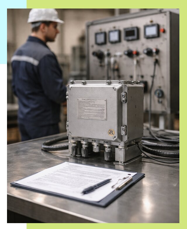 Сертификация взрывозащищенного оборудования в Большой Камне от 35494 р. | Алешин-Бль