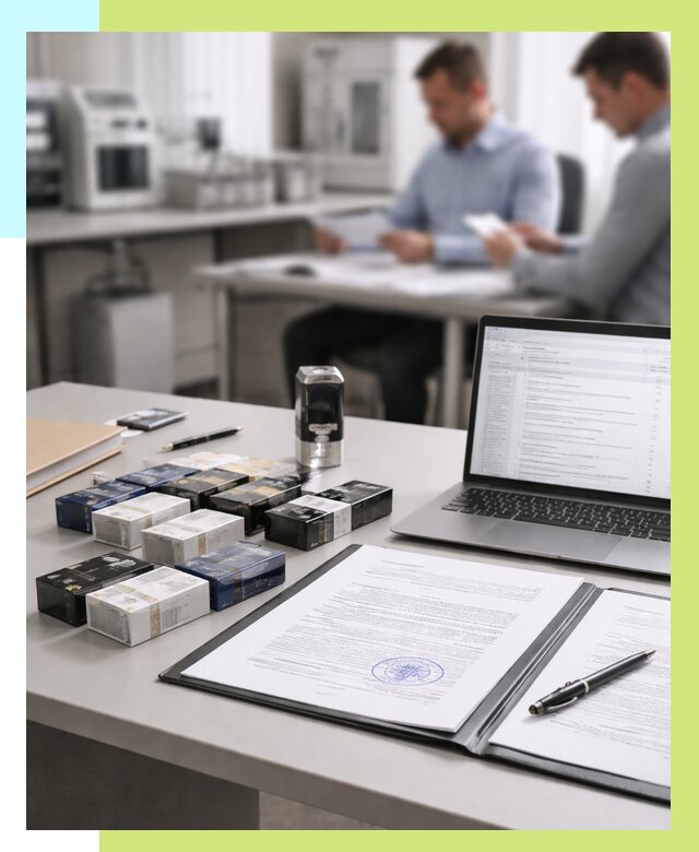 Сертификация сигарет под ключ в Большой Камне от 45635 р. | Алешин-Бль