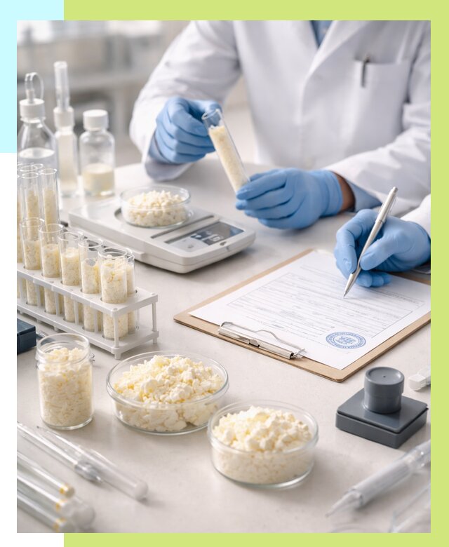 Сертификация творога в Большой Камне от 12169 р. под ключ | Алешин-Бль