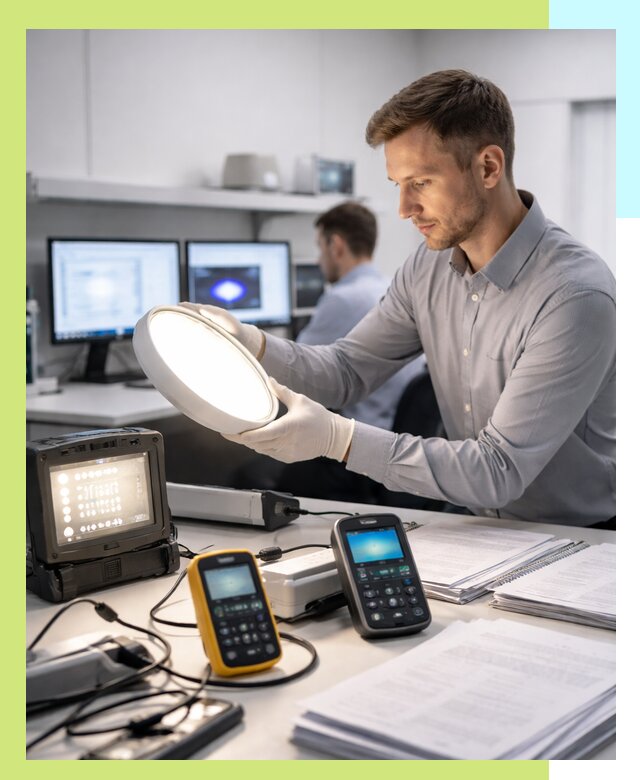 Сертификация светильников в Большой Камне: испытания и оформление