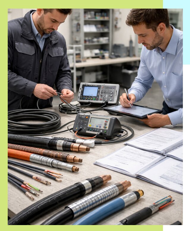 Сертификация кабеля и электропроводки в Большой Камне под ключ