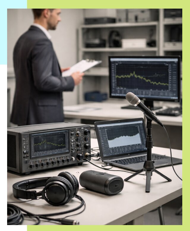 Сертификация аудиотехники в Большой Камне от 15212 р., Алешин-Бль