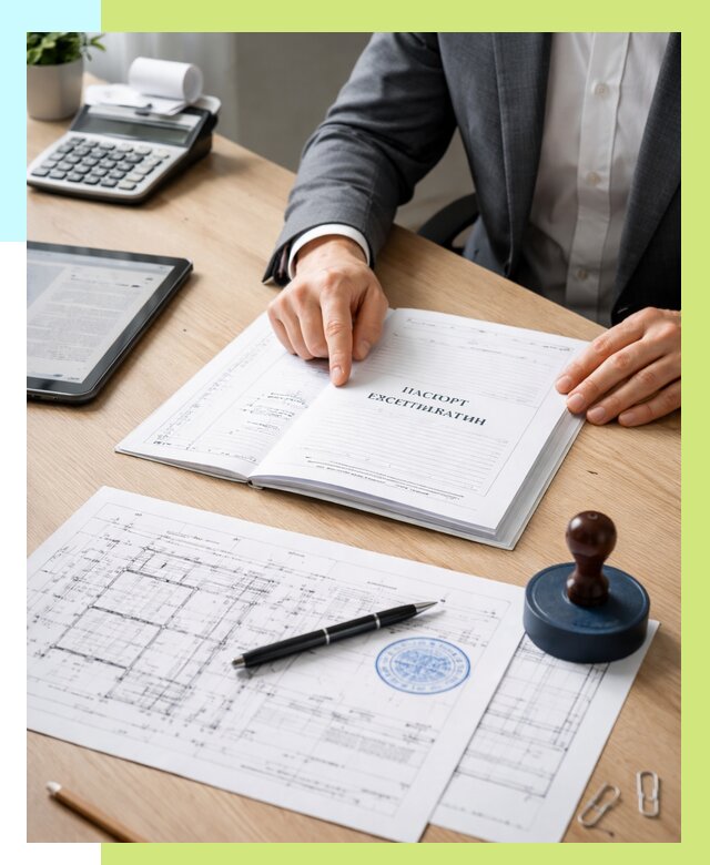 Паспорт эксплуатации в Большой Камне под ключ от 4563 р. Алешин-Бль