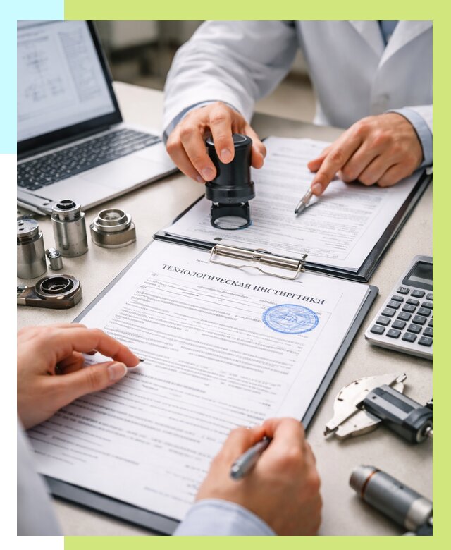 Технологическая инструкция в Большой Камне от 8620 р., под ключ Алешин-Бль