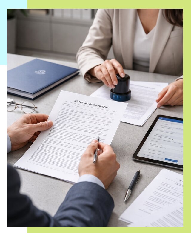 Декларация ГОСТ Р в Большой Камне от 8620 р оформить в Алешин-Бль