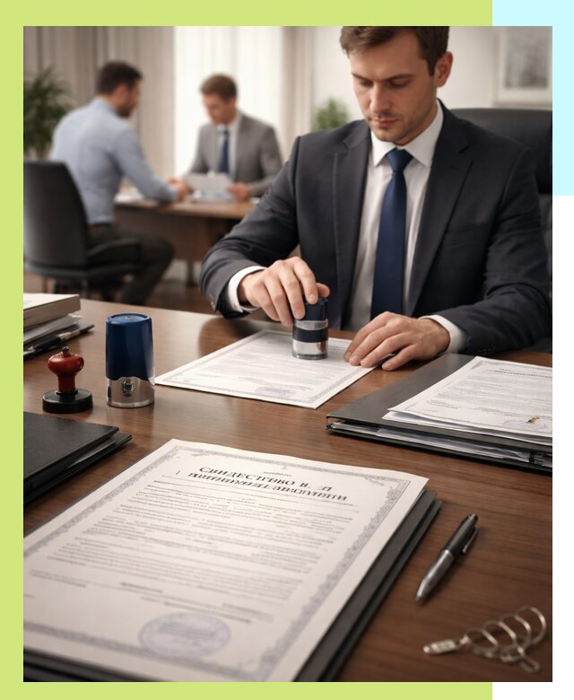 Оформление свидетельства о государственной регистрации в Большой Камне