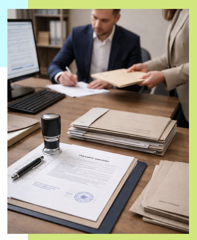 Отказное письмо для таможни в Большой Камне от 3042 р, Алешин-Бль