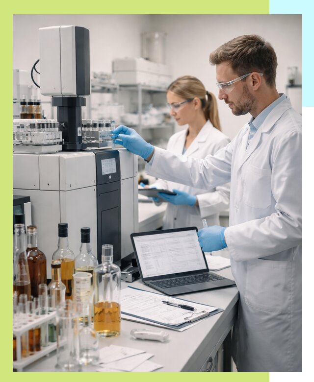 Выдача заключения о спиртосодержании продукции в Большой Камне