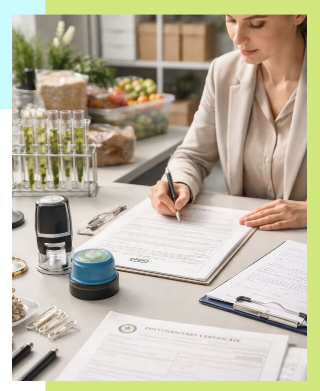 Фитосанитарный сертификат оформить в Большой Камне от 4563 р. | Алешин-Бль