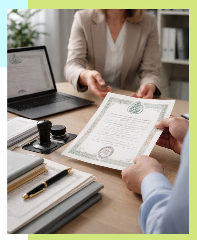 Халяль сертификат в Большой Камне, получить от 15212 р. | Алешин-Бль