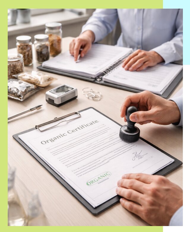 Получение органик сертификата для продукции в Большой Камне