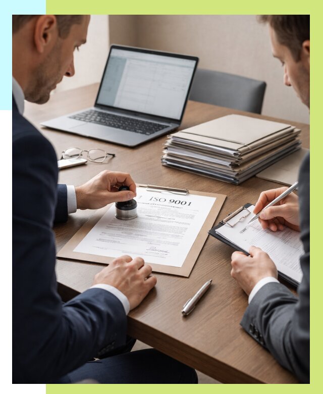 Сертификат ISO 9001 в Большой Камне купить от 81128 р. | Алешин-Бль