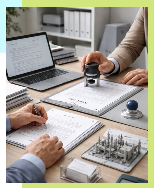 Сертификат ISO 29001 в Большой Камне под ключ от 76058 р. | Алешин-Бль