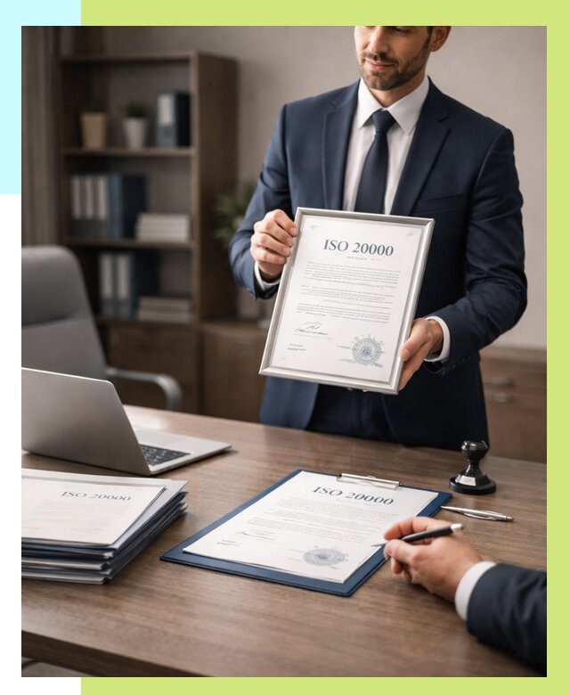 Сертификат ISO 20000 в Большой Камне под ключ от 121692 р., Алешин-Бль