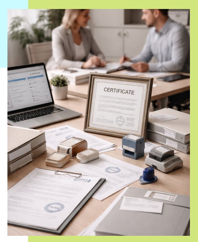 Сертификация компании в Большой Камне от 45635 р. | Алешин-Бль — заказ